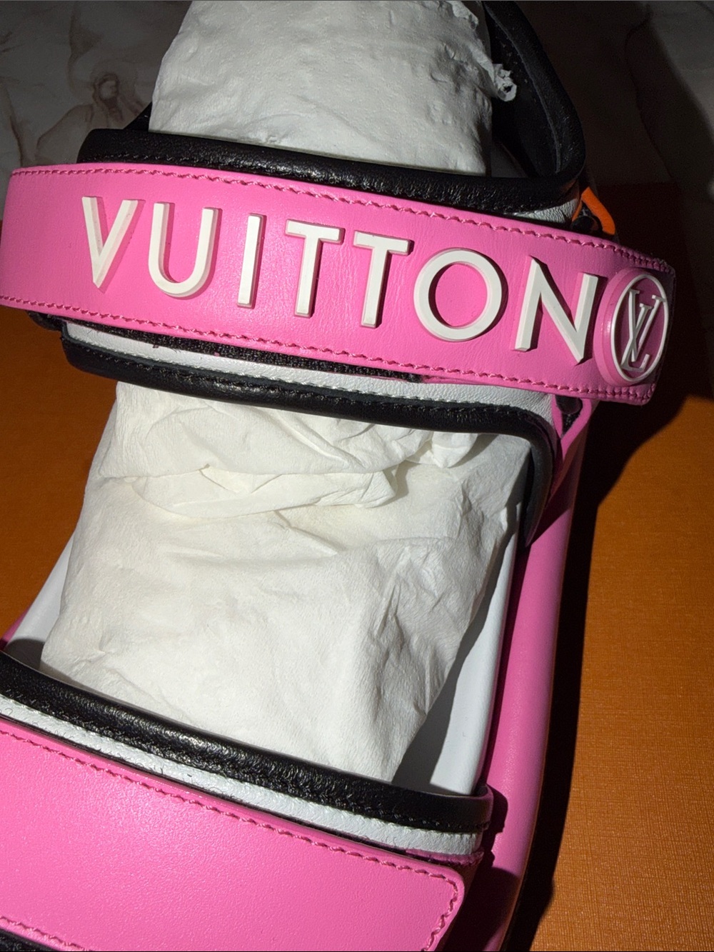 Louis Vuitton Shoes| Louis Vuitton Pool Pillow Comfort Flat Sandals Pink| 40 - Picture 6 of 10